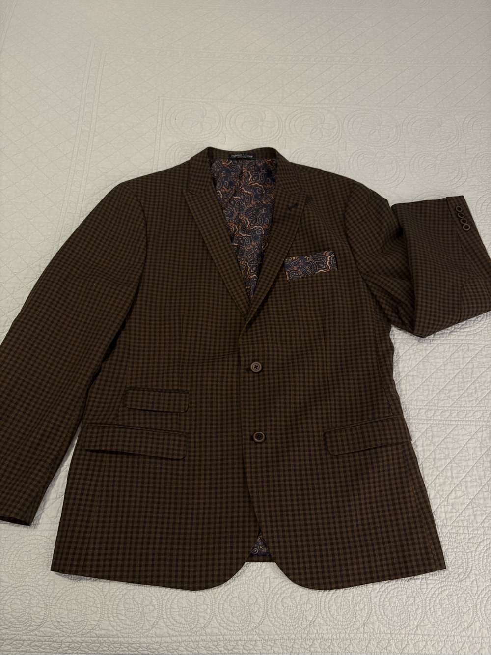 Paisley & Gray blazer sports coat. Size 44R.